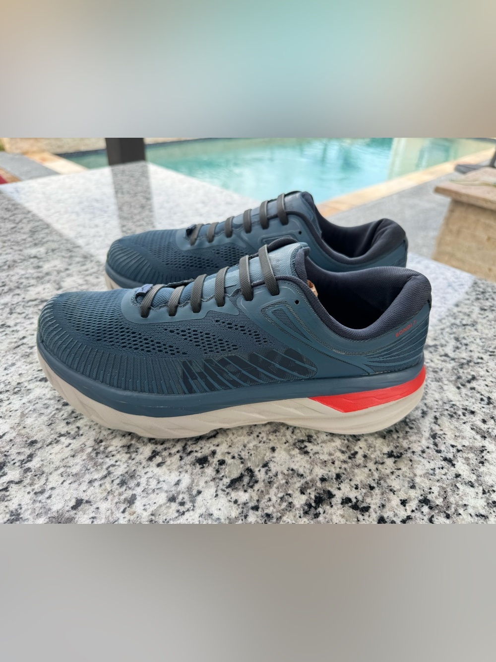 Men's Blue hoka Sneakers hoka one Bondi 1 size 12 2E wide